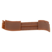 Соединитель для плинтуса Центурион Lider 322-ст (62 мм; глянец; вяз коричневый) 71144