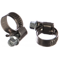 Червячные хомуты AutoFix 20-32/мм W2 улучшенный замок 100шт. NWC-9 20-32