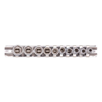 Набор торцевых головок 1/4", 6-ти гр CrV, 4-13 мм, 10 шт. STELS 13602