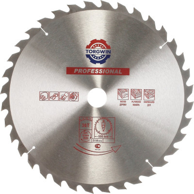 Диск пильный по дереву 500x50/32 мм, 36Z TORGWIN S57296