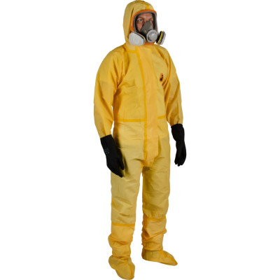 Комбинезон химической защиты Jeta Safety, плотность 82 г/м2, с носками, 3, 4 тип, р.XL/52-54 JPC-80-XL