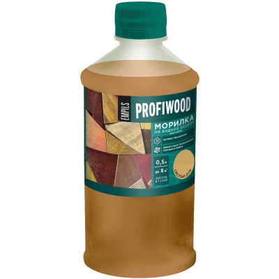 Морилка Profiwood на водной основе, светлый дуб, 0.5 кг 67693
