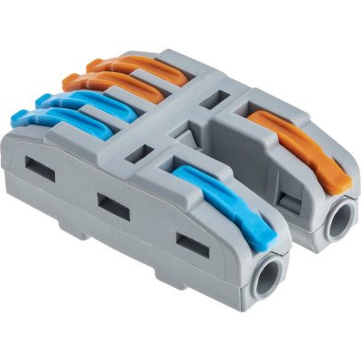 Разветвительная рычажковая клемма duwi CMK-524 PRO 2x4 0.08-4мм2 4шт 26660 4