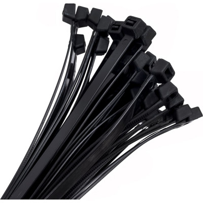 Нейлоновые стяжки Strong сту-241 черные, 7,6x350, 50 шт. сту-24176350