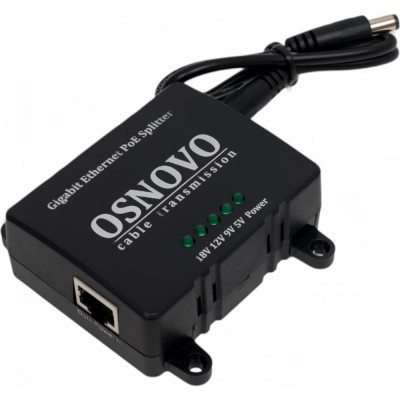 PoE-сплиттер стандарта OSNOVO PoE Splitter/G2 IEEE 802.3af/at sct1361