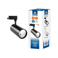Трековый светодиодный светильник-прожектор Volpe ULB-Q276 40W/3000К BLACK UL-00005948