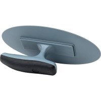 Пластиковая серая кельма STMDECOR ОВАЛ 2 Венеция, края сточены D2140POS