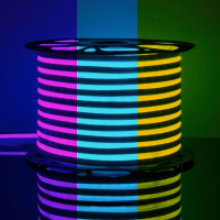 Односторонний гибкий неон Elektrostandard LS001 220V RGB 12W 80Led 5050 IP67 50м a045405