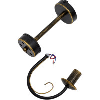 Светильник ЭЛЕТЕХ Рустика 253 бронза НСБ 01-5х60-123 Е14 ИУ 1005404246