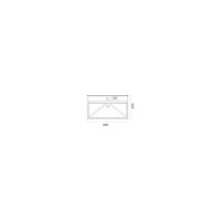 Умывальник SANITA FEST 80 00000055861 WB.FN/Fest/80-C/WHT.G/S1