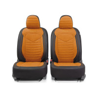 Авточехлы AUTOPROFI LINEN LIN-1505 BK/ORANGE