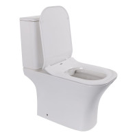 Напольный унитаз-компакт Cerutti SPA VETTORE с бачком, 665х345х770, безободковый 7192