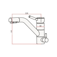 Кухонный Смеситель EMAR ЕС - 3008