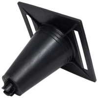 Держатель EKF PROxima пластиковый, прут lp-d2104