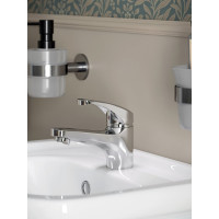 Полимерный смеситель для раковины OneLife без донного клапана, цвет хром P01-021cr