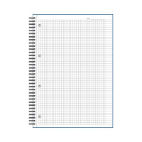 Бизнес-тетрадь Attache Selection LightBook 100 листов, клетка, А4, спираль, коричневая обложка, белый блок, 70 г/квм 494590