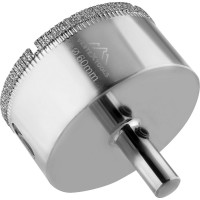 Коронка с центрирующим сверлом по стеклу и керамике (60х55 мм) Vertextools 336-60-55