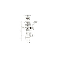 Бутылочный сифон ORIO 3 1/2x40 А-4027