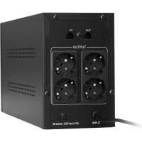 Источник бесперебойного питания ExeGate SpecialPro UNB-2200.LED.AVR.4SH.RJ 2200VA/1300W, 4Sch, RJ45/11, металлический корпус, 285528
