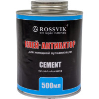Клей - активатор Rossvik 500 мл, банка с кистью, срок годности 6 месяцев K.05.K.2