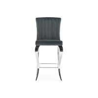 Полубарный стул Woodville Joan dark grey/steel 15387
