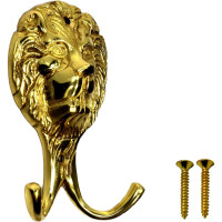 Крючок Левша коллекция L.Baskerville Lion Round 2-Legs LB-150 золото У2-6239.З
