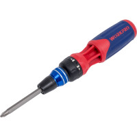 Отвертка WORKPRO 12-в-1, с трещоткой WP221063