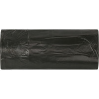 Мешки для мусора 30 л черные в рулоне Любаша, ПНД 7 мкм, 48x55 см, 15 упаковок по 30 шт., 608089