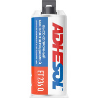 Высокопрочный, быстроотверждаемый клей двухкомпонентный эпоксидный ADHESOL 236q 50 мл 323831 236101