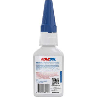 Цианоакрилатный клей ADHESOL 441 20 мл низкой вязкости, проникающий 441100