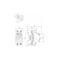 Дифференциальный автомат WERKEL 1p+n 25A 30mA 6kA C а a062570