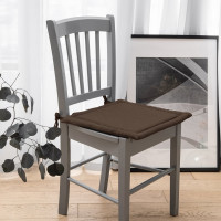 Подушка для стула Волшебная Ночь 40/40 Шоколад рогожка 764723