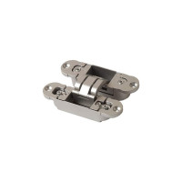 Скрытая петля OTLAV 3D, универсальная, с4 накладками, 120x30 мм, 60 кг, ЦАМ OTL0296.01/MP
