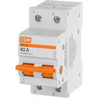 Выключатель нагрузки TDM ELECTRIC (мини-рубильник) ВН-32 2P 40A Home Use SQ0211-0115