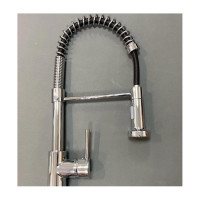 Смеситель для кухни D-Lin с выдвижной лейкой, хром D159315-2