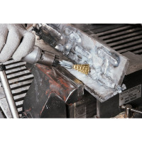 Щетка кистевая волнистая с хвостовиком 30 мм, проволока - INOX 0.30 мм DEBEVER DB80163389