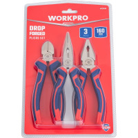Набор губцевого инструмента WORKPRO 3 предмета WP201008