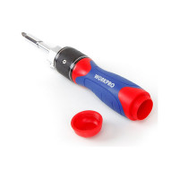 Отвертка WORKPRO 2X DRIVE с трещоткой, 28 предметов WP221053