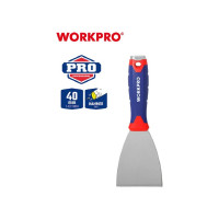 Шпатель WORKPRO гибкий, нержавеющая сталь, 40 мм WP321009