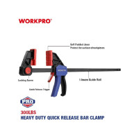 Быстрозажимная струбцина WORKPRO поворотная, 79x600мм WP232042