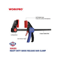 Быстрозажимная струбцина WORKPRO поворотная, 79x450мм WP232041