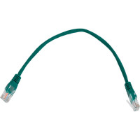 Патч-корд ExeGate LSZH UTP-RJ45-RJ45-5e-0,3M-LSZH-GN, UTP, cat.5e, 0.3м, зеленый 286373