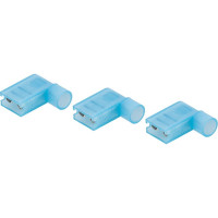 Флажковый изолированный разъем TDM ELECTRIC РФИ-М 2.5-6.3, 50 шт. SQ0522-0202