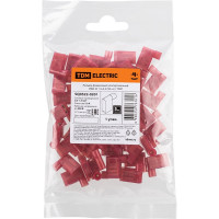 Флажковый изолированный разъем TDM ELECTRIC РФИ-М 1.5-6.3, 50 шт. SQ0522-0201