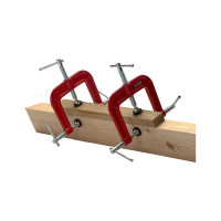 Струбцина WOODWORK трехсторонняя, 63.5 мм, усилие прижима 150 кг 4631169267278 EGC-6363