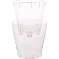 Цветочный горшок ЗПИ Альтернатива дорхидеи Лея 5л прозрачный М7885