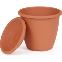 Цветочный горшок ЗПИ Альтернатива Афина 3 л, коричневый М6542