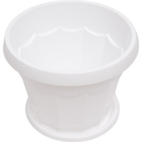 Цветочный горшок ЗПИ Альтернатива Гармония 4 л, белый М1411