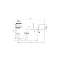 Сифон для раковины Wellsee Drainage System 182102000