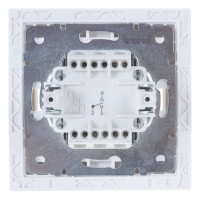 Проходной выключатель LEZARD RAIN белый 703-0202-105